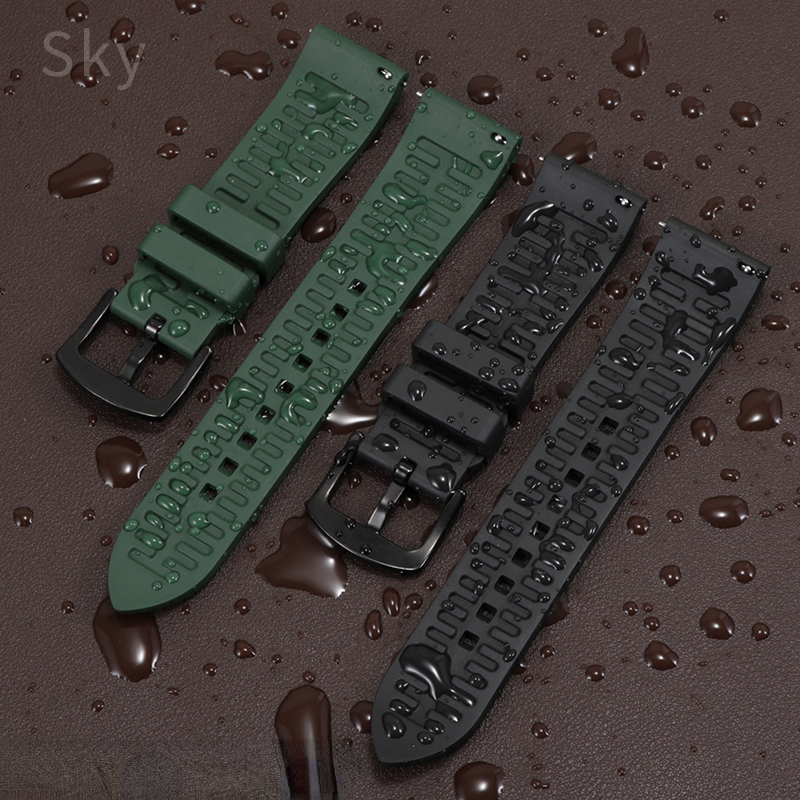 Male Silicone Watch Strap for  - Luxury Watch Longines incelemesi ve fiyatı