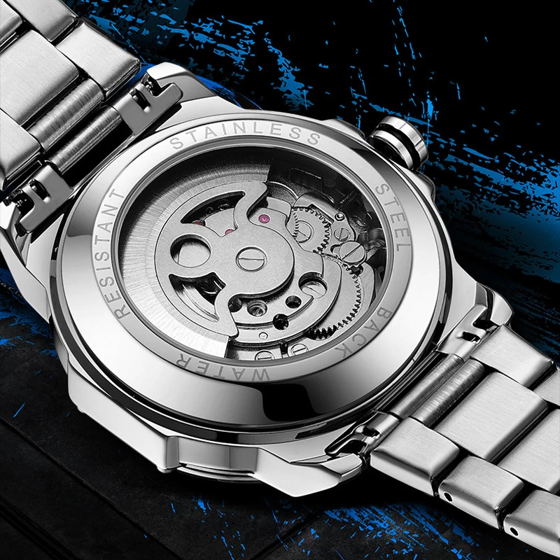 ABORNI 9039 Unique Design Skel - Tourbillon Movement Watch incelemesi ve fiyatı