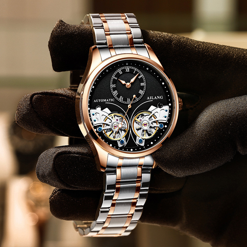 AILANG Brand New Fashion Doubl - Tourbillon Movement Watch incelemesi ve fiyatı