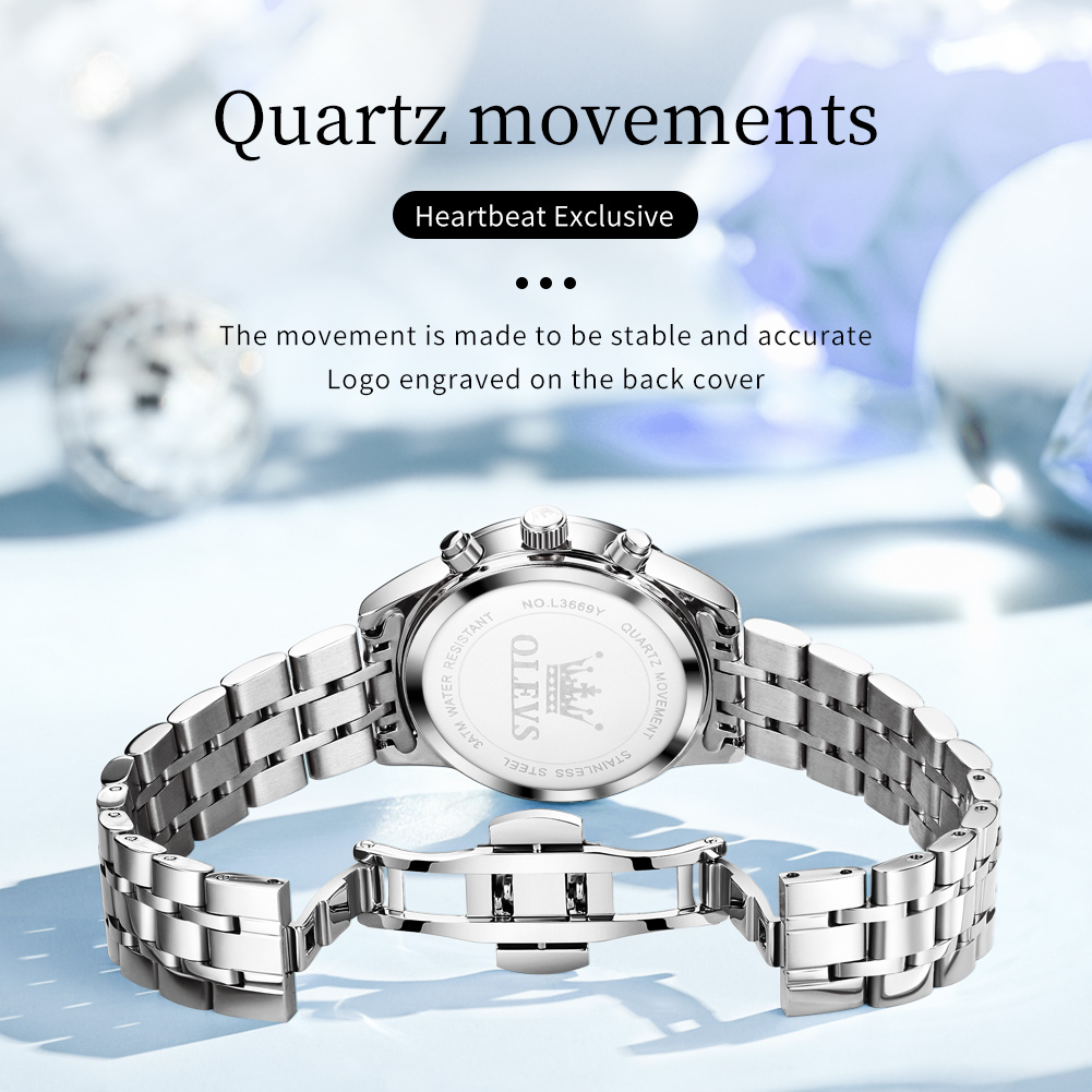 OLEVS Womens Watches Fashion L - Luxury Watch With Green Dial incelemesi ve fiyatı