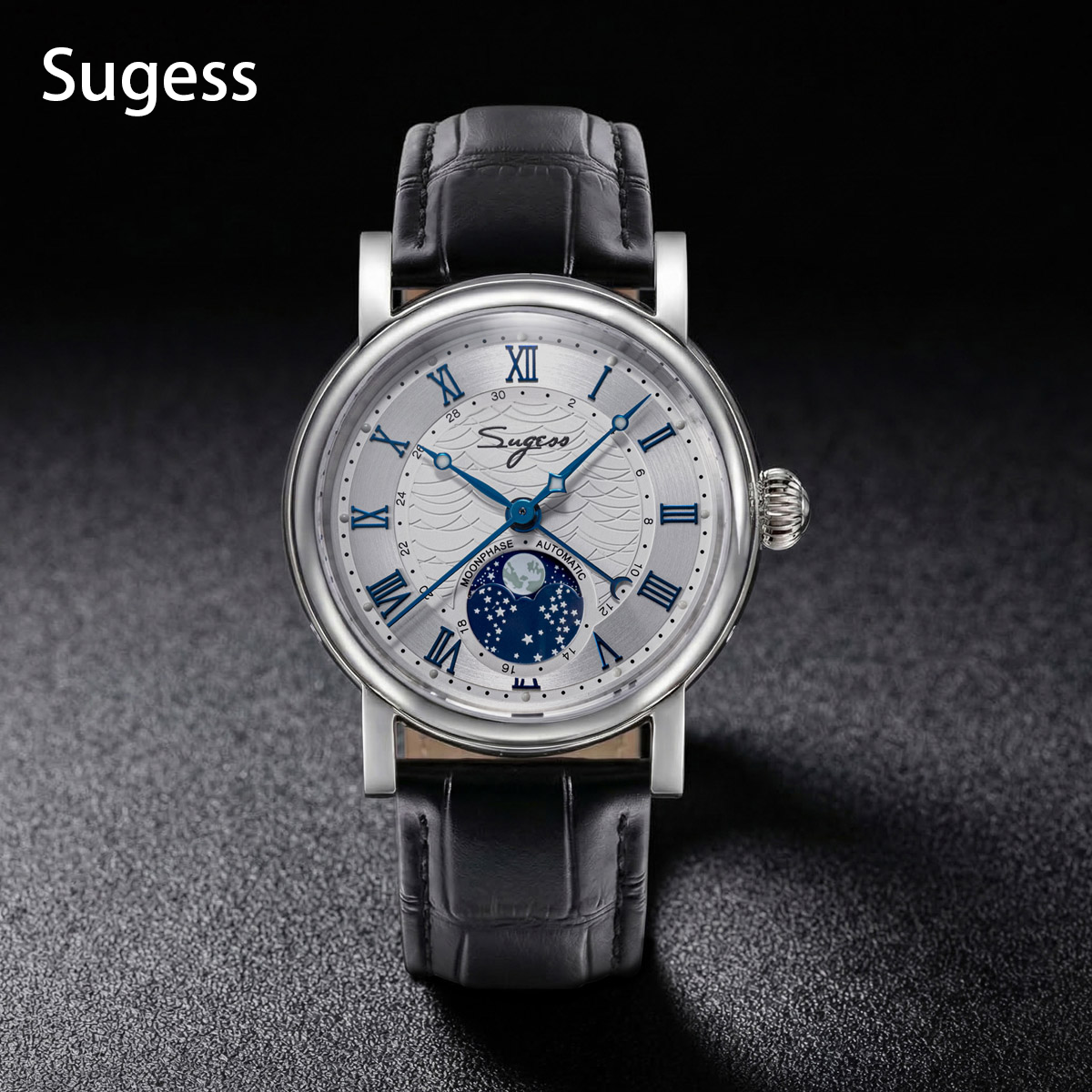Sugess Watches for Men Automat - Moonphase Complication Watch incelemesi ve fiyatı
