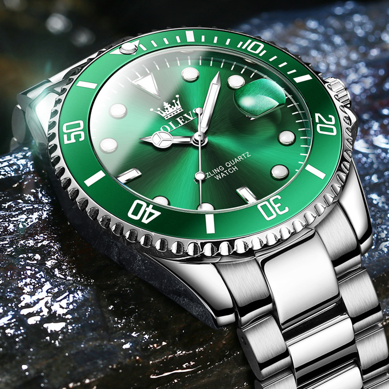 Fashion Couple Watch Luxury Cl - Luxury Watch With Green Dial incelemesi ve fiyatı