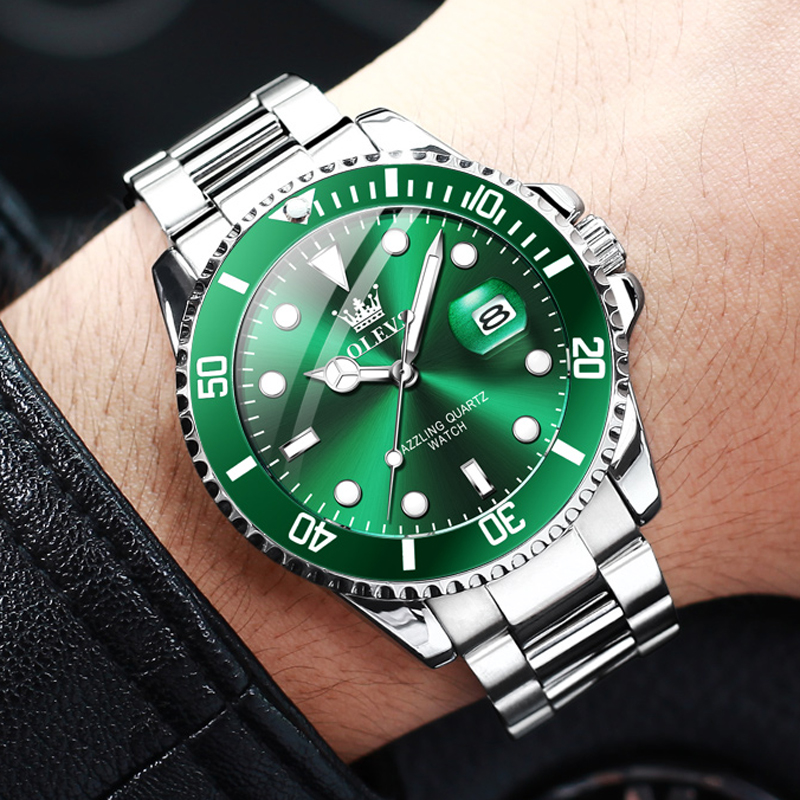 Fashion Couple Watch Luxury Cl - Luxury Watch With Green Dial incelemesi ve fiyatı