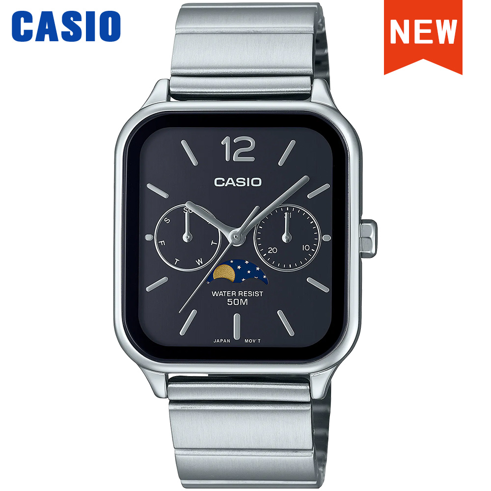 Casio wrist watch for men Fash - Moonphase Complication Watch incelemesi ve fiyatı