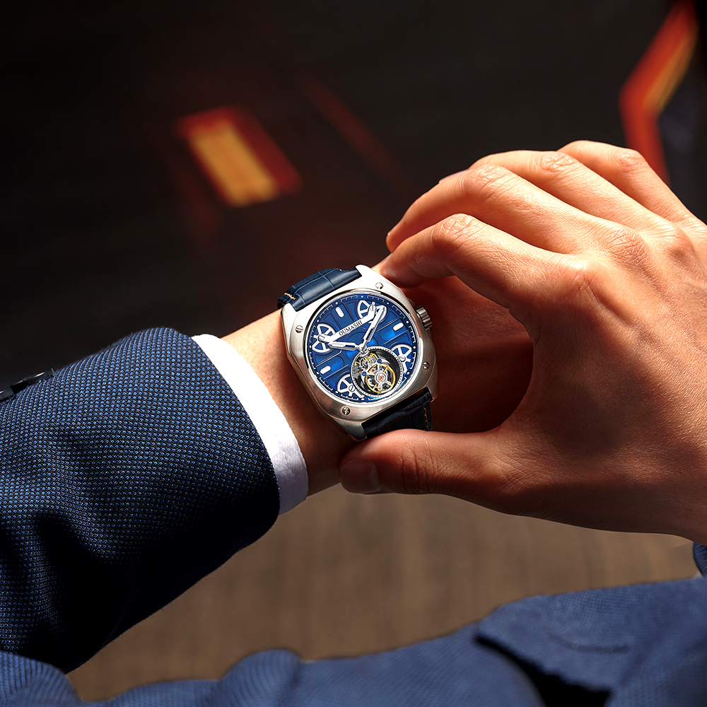41mm Luxury men's watch Tourbi - Tourbillon Movement Watch incelemesi ve fiyatı