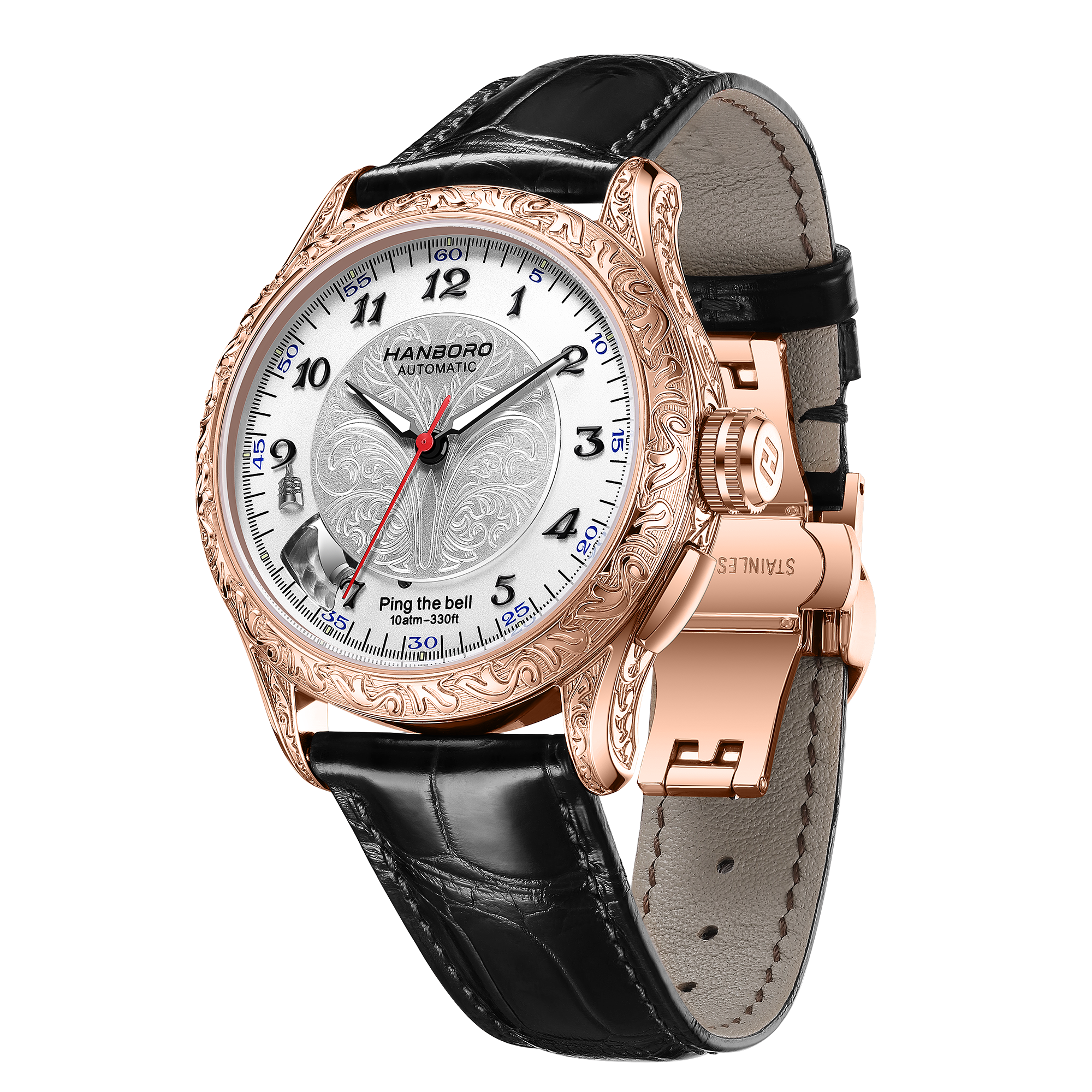 HANBORO Men Automatic Watch Lu - Luxury Watch Engraving incelemesi ve fiyatı