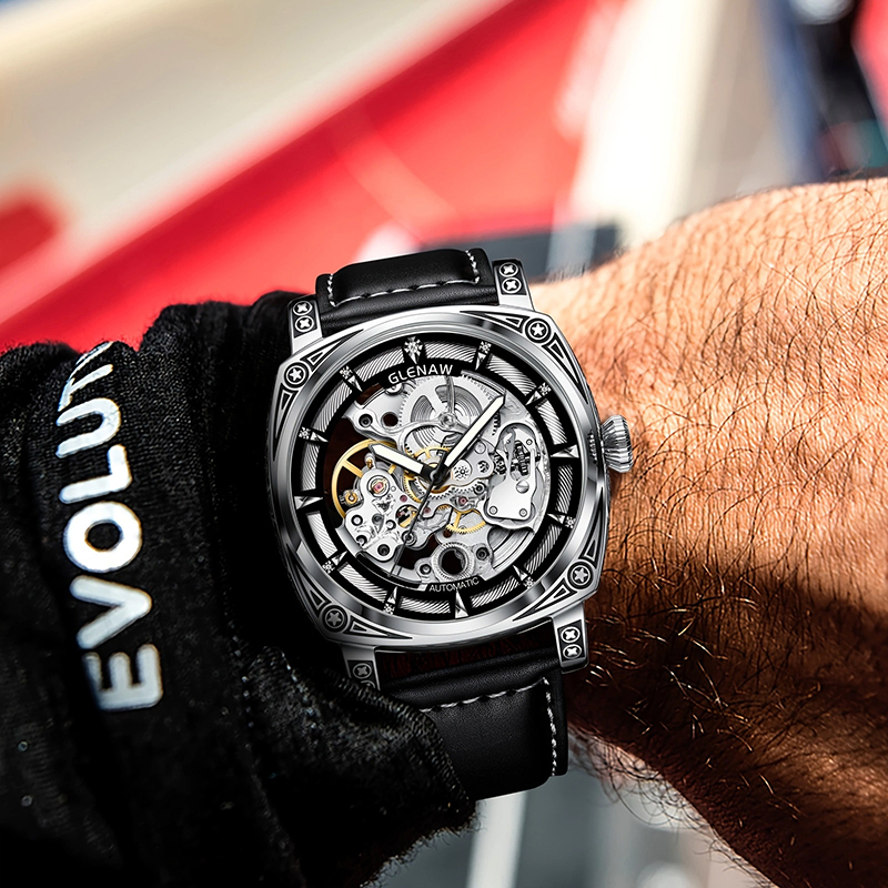 GLENAW Men Watches Top Brand L - Luxury Watch Engraving incelemesi ve fiyatı