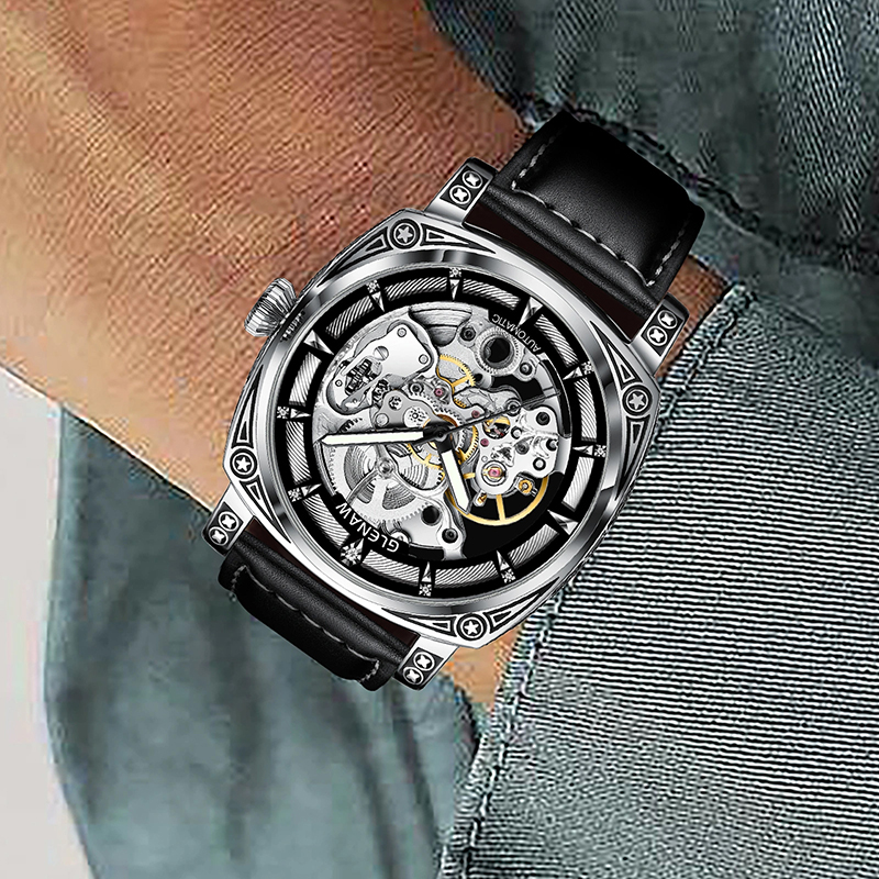 GLENAW Men Watches Top Brand L - Luxury Watch Engraving incelemesi ve fiyatı