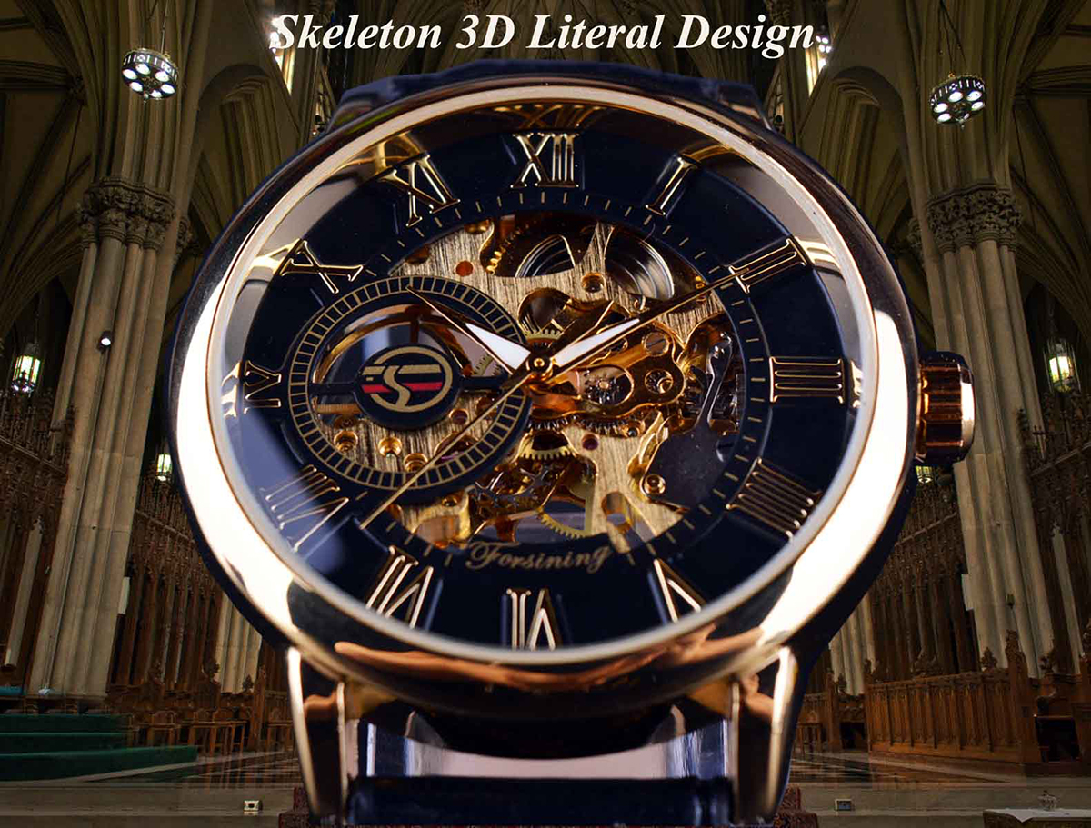 Forsining 3d Logo Design Hollo - Luxury Watch Engraving incelemesi ve fiyatı