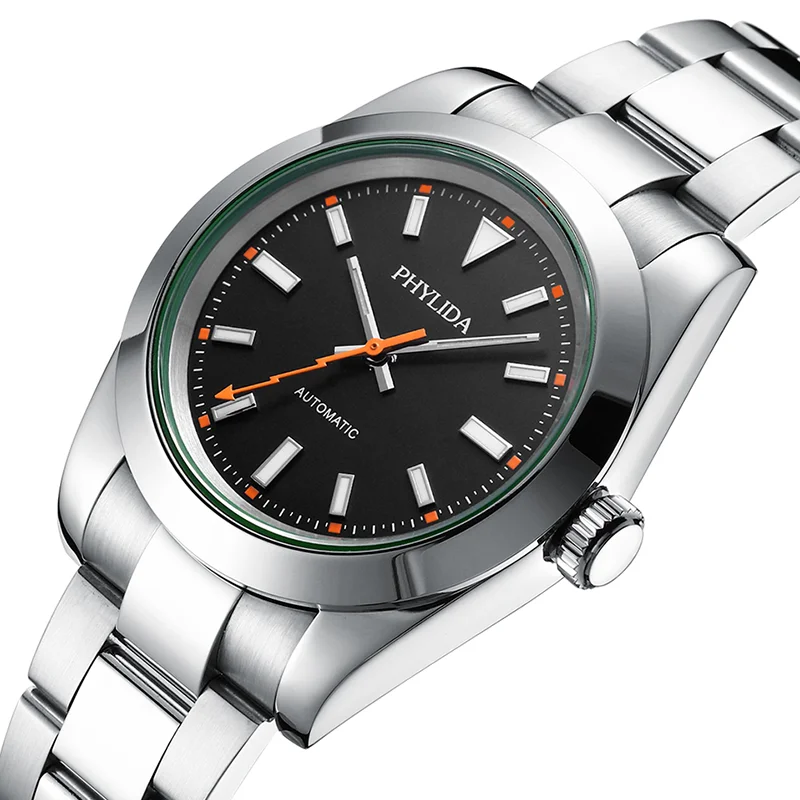 PHYLIDA 39mm MIYOTA Automatic  - Luxury Watch Black incelemesi ve fiyatı