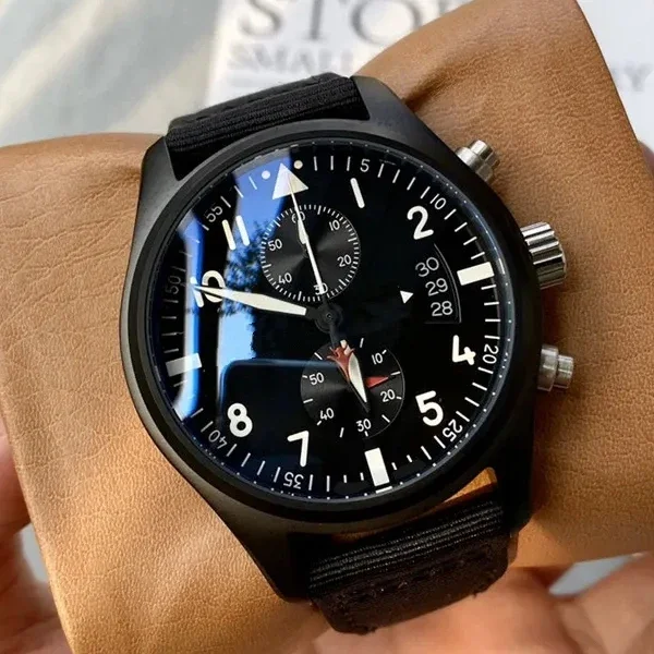 High quality luxury men's quar - Luxury Watch Black incelemesi ve fiyatı