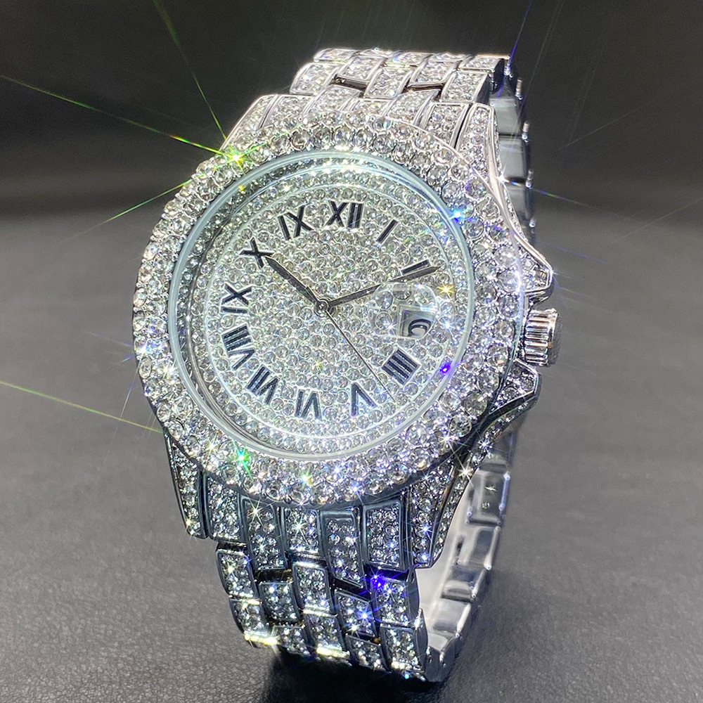 Big Gold Silver Black Wristwat - Luxury Watch Black incelemesi ve fiyatı