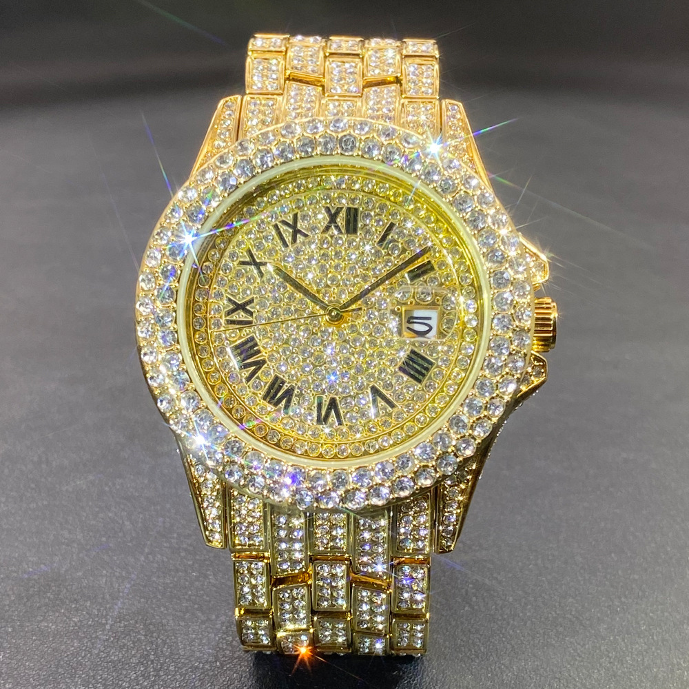 Big Gold Silver Black Wristwat - Luxury Watch Black incelemesi ve fiyatı