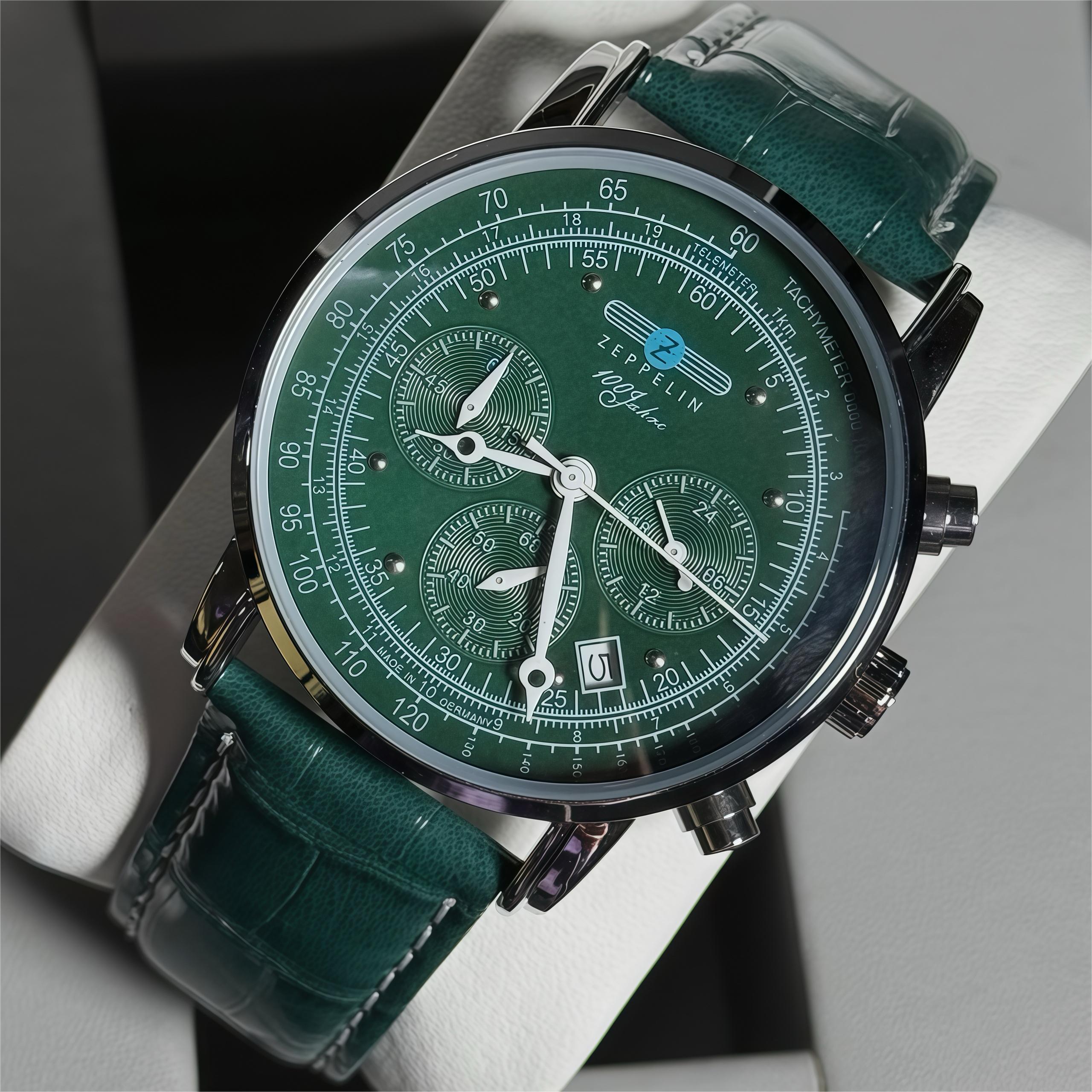 2026 Fashion New Retro Busines - Luxury Watch With Green Dial incelemesi ve fiyatı