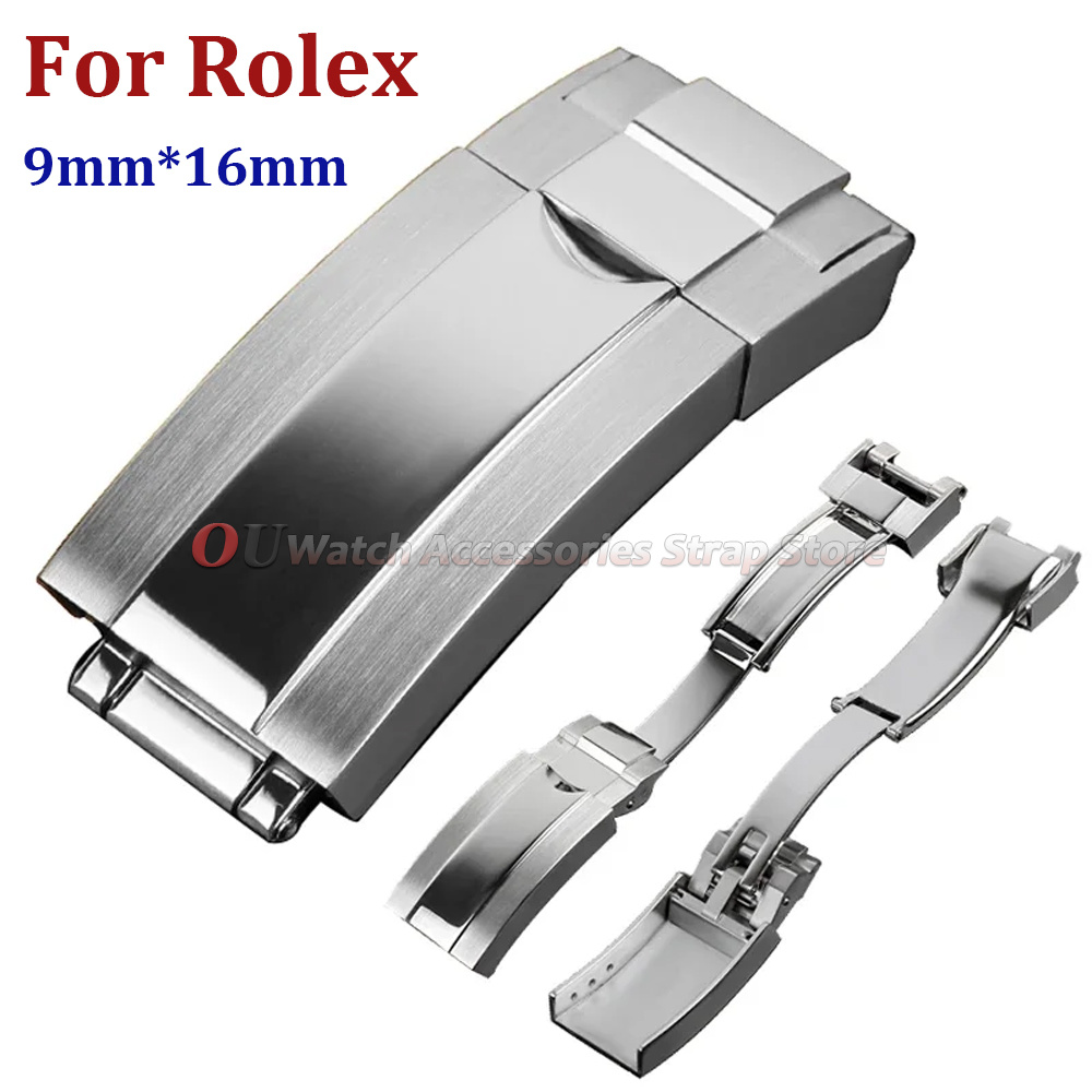 9mmx16mm Stainless Steel Deplo - Luxury Watch Black incelemesi ve fiyatı