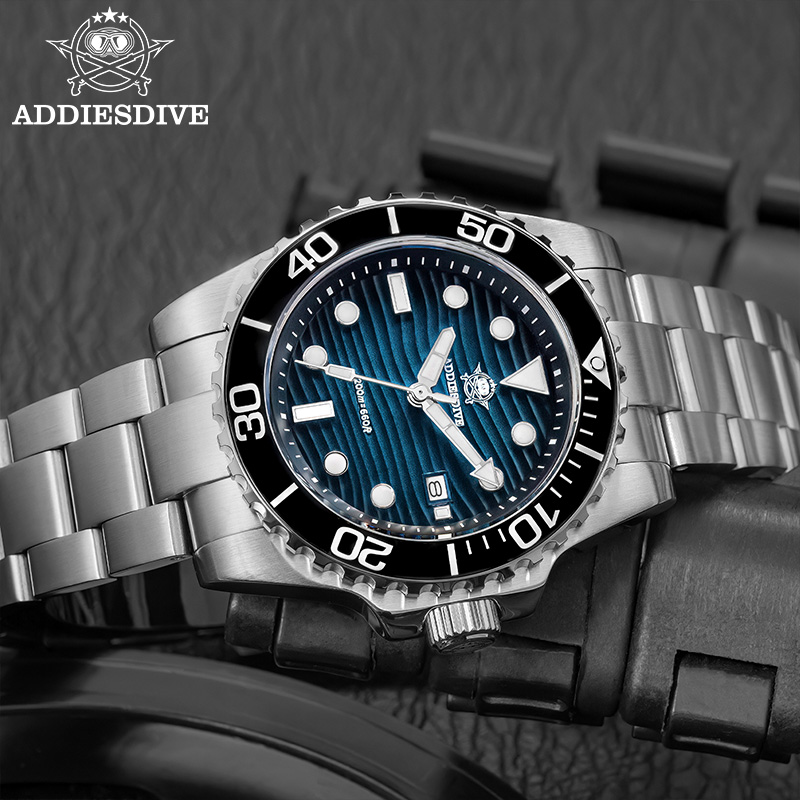 ADDIESDIVE Men's 2115 Quartz W - Luxury Watch With Green Dial incelemesi ve fiyatı
