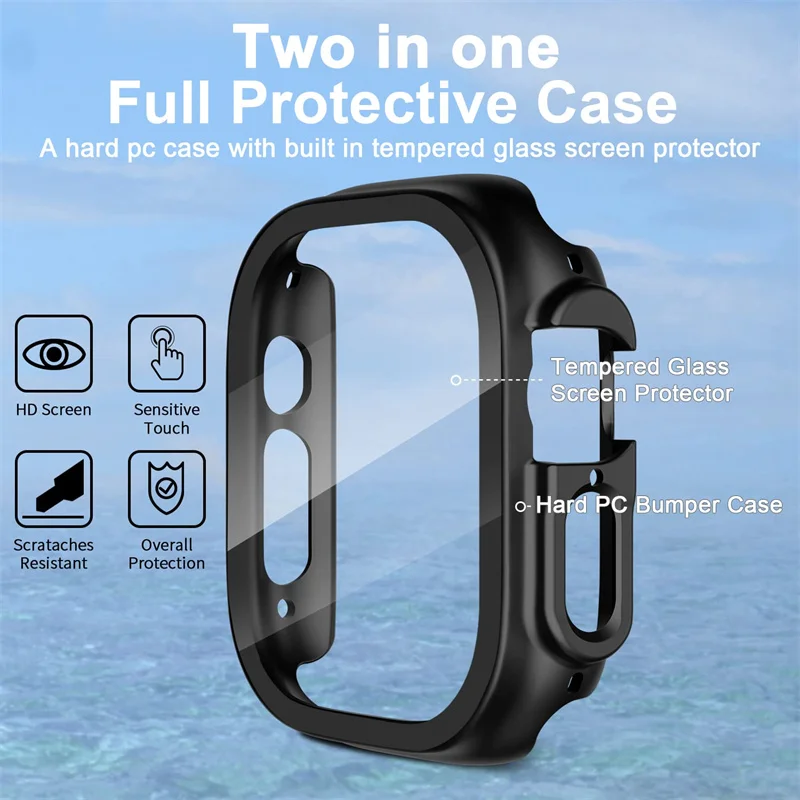 Glass+case For Apple Watch Ult - Luxury Watch Apple Bands incelemesi ve fiyatı