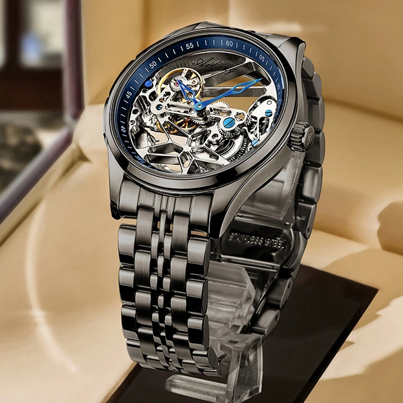 AILANG NEW Skeleton Automatic  - Tourbillon Movement Watch incelemesi ve fiyatı
