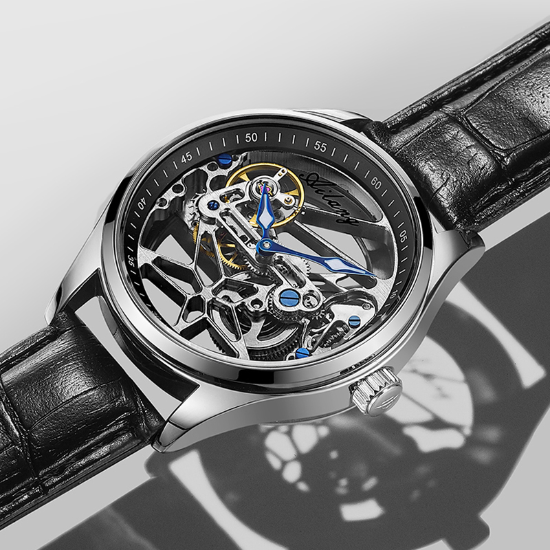 AILANG NEW Skeleton Automatic  - Tourbillon Movement Watch incelemesi ve fiyatı