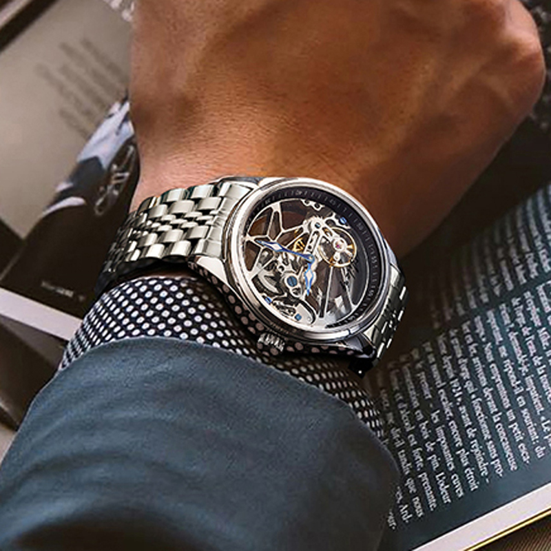 AILANG NEW Skeleton Automatic  - Tourbillon Movement Watch incelemesi ve fiyatı